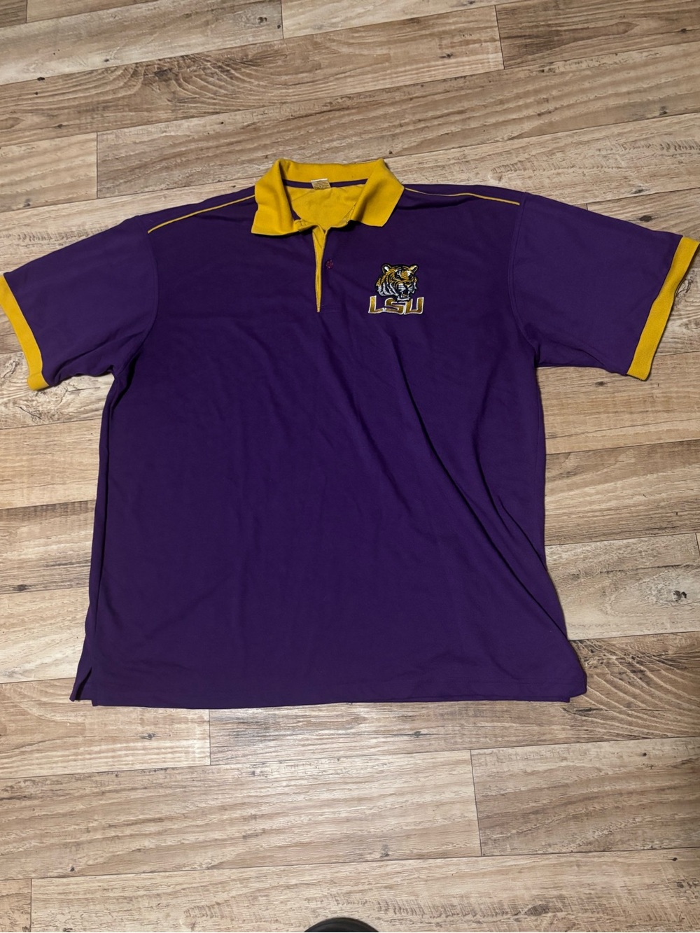 LSU Purple & Gold Men's Polo Shirt